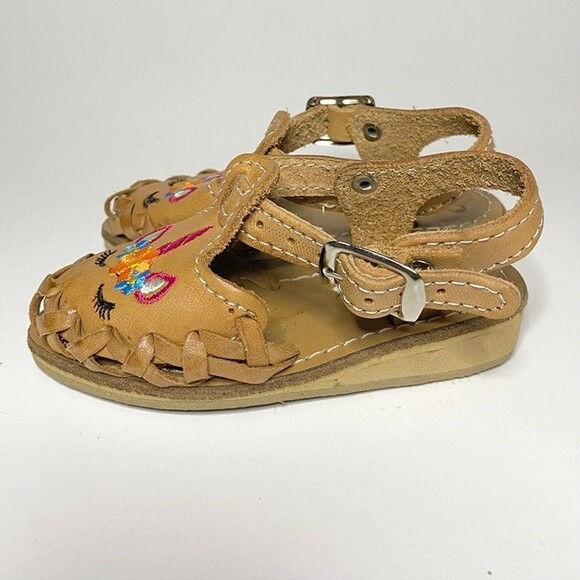 Unicornio huaraches girl unicorn sandals size TODDLER 6 - Picture 3 of 6
